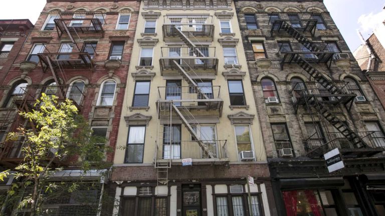Apartments on Mott Street in NoLita in Manhattan, on August 4, 2015.