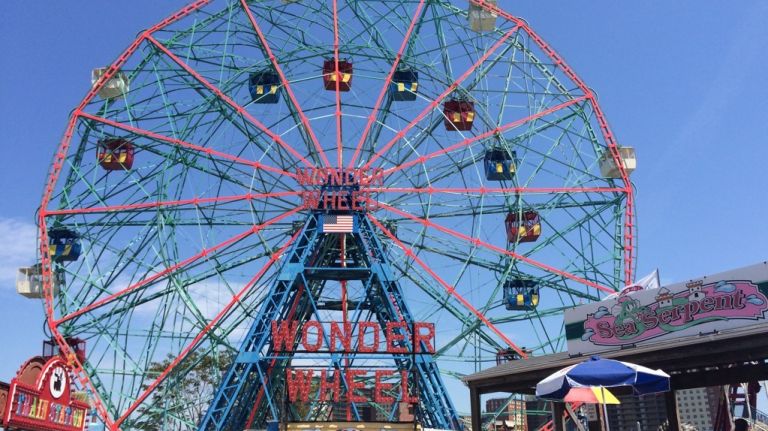 The Wonder Wheel on July 20, 2015. 
