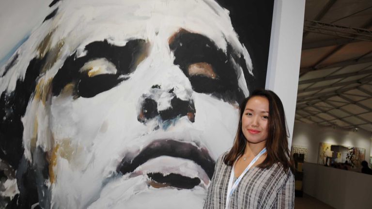 Dianna Lee attends the Art Southampton VIP first view & VIP preview to benefit Southampton Hospital & Parrish Art Museum in Water Mill, Thursday, July 9, 2015. The art show runs from July 9 through July 13.