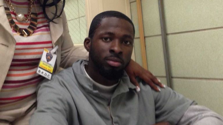 Kareem Potomont was found guilty in a 2014 daytime shooting on Flatbush Avenue in Brooklyn that injured a 13-year-old boy, Brooklyn District Attorney Eric Gonzalez said on Friday, Aug. 4, 2017. Above Potomont and his lawyer Audrey Thomas at the Brooklyn Detention Complex on May 8, 2014.
