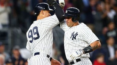 Aaron Judge and Gary Sanchez will compete for the American League in Monday