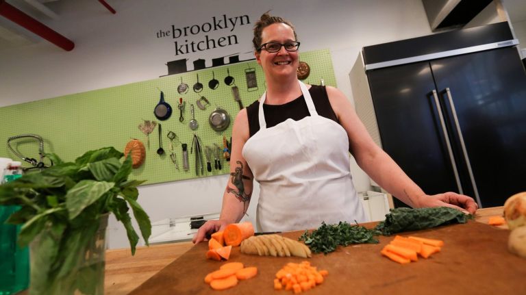 The Brooklyn Kitchen's co-owner, Taylor Erkkinen, recommends the knife skills class  at Industry City. 