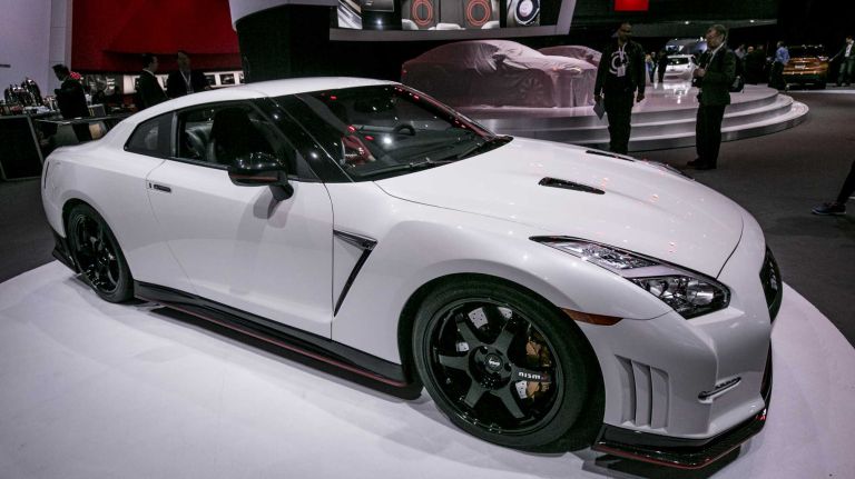 Nissan's powerhouse car the GT-R Nismo features a 3.8L twin-turbocharged V-6 engine that puts out more than 600 hp. The price starts at $149,990.
