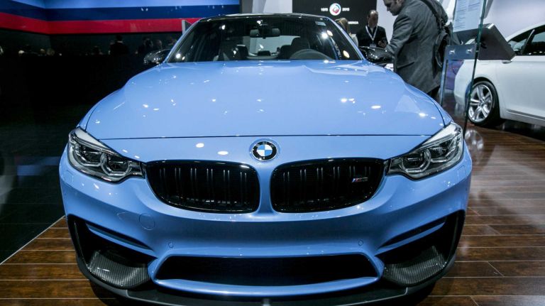 The 2015 BMW M3 has a 431-hp engine thanks to its M TwinPower Turbo in-line V-6 engine. The price starts at $62,000.