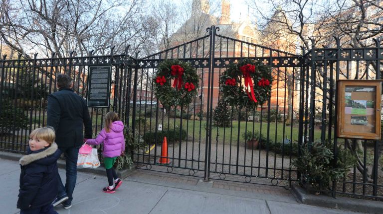 The Jefferson Market Garden on Greenwich Street near 6th Ave. 