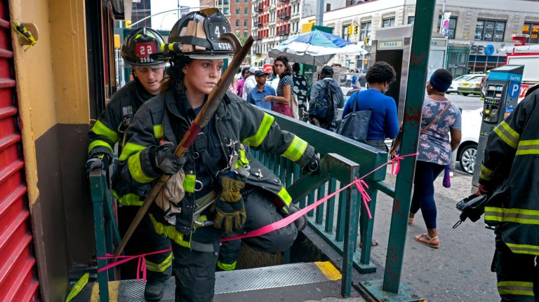 Tuesday was a wild subway day, starting around 9:45 a.m. when the downtown A bucked forward, bucked back, came to a halt. Smoke swirled, a straphanger vomited, and riders helped each other.