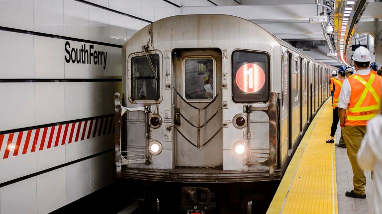 South Ferry station reopens after being destroyed by Superstorm Sandy 1 The South Ferry station reopened on Tuesday, June 27, 2017, after being destroyed by Superstorm Sandy in 2012.