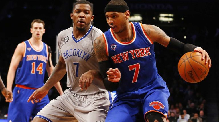 The Knicks' median weight of 225 pounds beats the Nets’ 219 pounds. But Brooklyn edges out New York in average weight 222 pounds to 221. The Nets' roster also owns a slim lead in heaviest team, 3,113 pounds to 3,087 pounds. At just over 3,000 pounds, a basketball team is around the weight of a regular car.