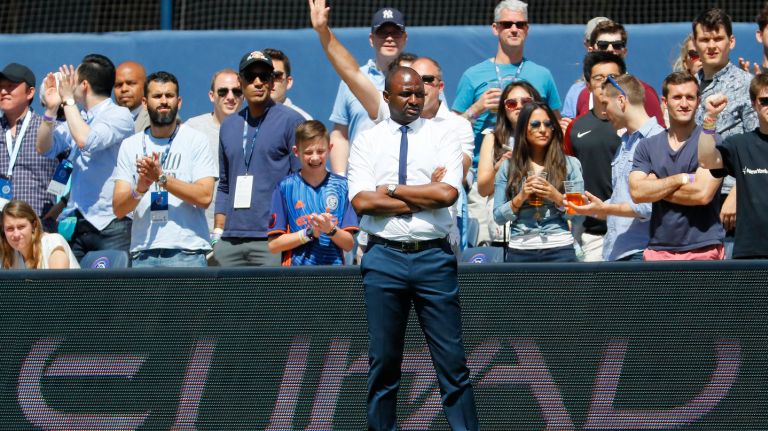 Patrick Vieira and New York City FC host the defending champion Seattle Sounders on Saturday.