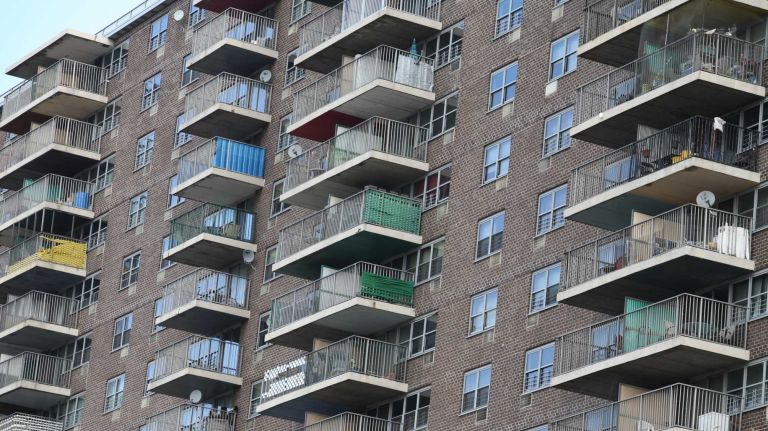 Terraces of the Lafayette Estates in the Soundview section of the Bronx, Thursday, Nov., 20, 2014.