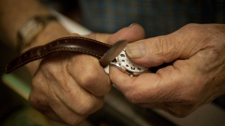Al Maddox, fixing watches in NYC since 1949 24 At 90 years old, Maddox's hands are still dexterous enough to handle minuscule repairs.