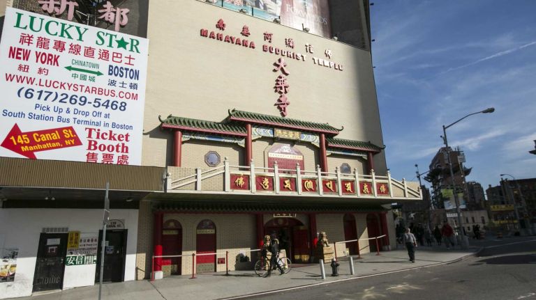 Mahayana Budhist Temple in Chinatown in Manhattan, on Nov. 4, 2014.