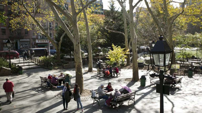 Columbus Park in Chinatown in Manhattan, on Nov. 4, 2014.