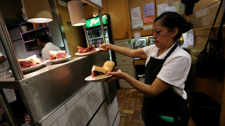 Pastrami sandwiches at Ben's Best Kosher Delicatessen at 96-40 Queens Blvd. in Rego Park.