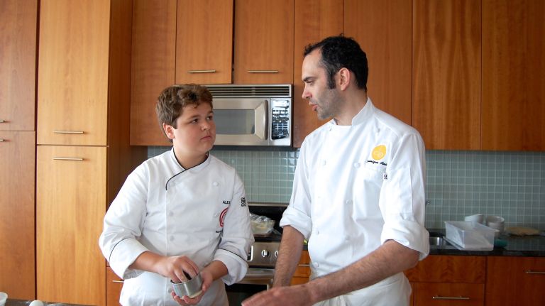Dominque Ansel teaches MasterChef Junior winner Alexander Weiss to make Cronuts at home. The DIY Cronut recipe is featured in Ansel's just-released cookbook 