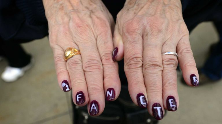 Derek Jeter's final game at Yankee Stadium 169 Madeline Battaglini of Endicott, N.Y. shows her Derek Jeter pride before Jeter's final home game against the Baltimore Orioles at Yankee Stadium on Sept. 25, 2014.