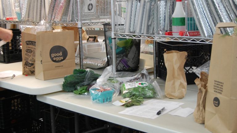 The operation is on a tight time-frame. Items need to be in bins by a certain time and packed by a certain time each day, says Zimmer. 