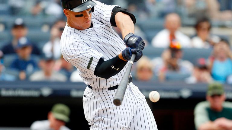 Aaron Judge entered Tuesday with a major league-leading 18 home runs.
