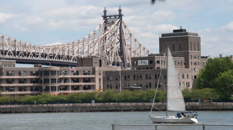 A view of the 59th Street Bridge from Sutton Place.