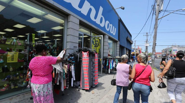 Outside Rainbow at 1440 Rockaway Parkway in Canarsie, Brooklyn, Friday July 11, 2014.