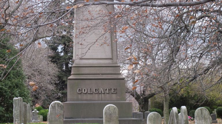 Buried in New York: Resting places of the famous 8 A number of industry titans are buried at Green-Wood cemetery in Brooklyn, including the founder of the Colgate empire, William Colgate.
