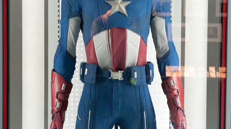 Marvel's Avengers S.T.A.T.I.O.N. exhibit 17 The Captain America exhibit on view at the exhibit of