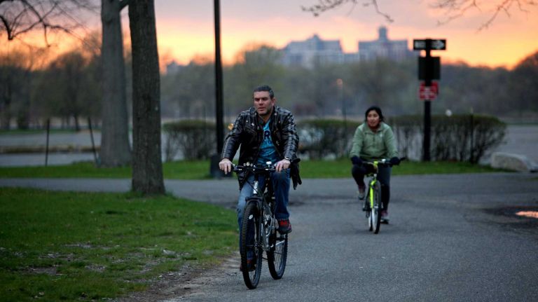 Pelham Bay photos 21 Bikers navigate the bike paths in Pelham Bay Park, Pelham Bay, May 3, 2014.