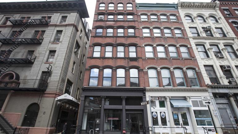 Building at 71 Hudson St. in TriBeCa in Manhattan on March 20, 2014. 