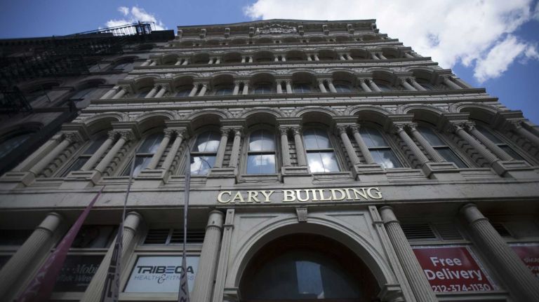 The Cary Building at 105-107 Chambers St. in TriBeCa in Manhattan on March 20, 2014.