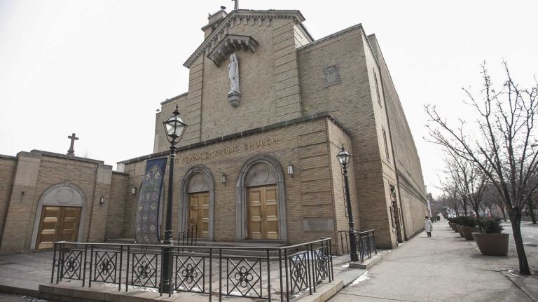 Woodside 15 Attendance at St. Sebastian Church in Woodside has been decreasing over the years.