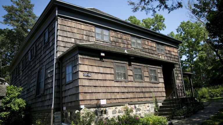 The Old Quaker Meeting House in Flushing, Queens one of the oldest places of worship still in use in New York. 