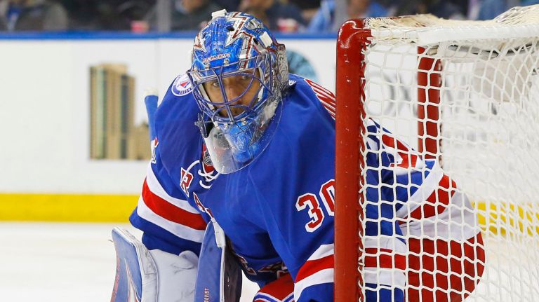 Henrik Lundqvist has struggled in net this season for the Rangers.