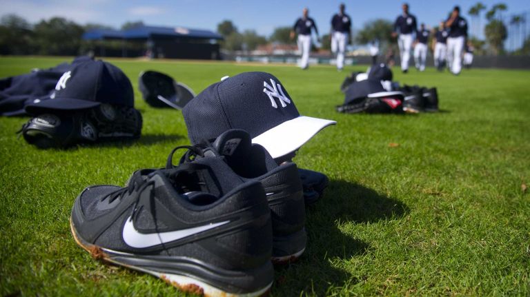 Photo of the day 17 FEBRUARY 15, 2014: While we spent a weekend dealing with more snow, the Bronx Bombers warmed up at spring training in Tampa.