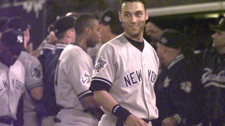 Jeter helped the Yankees bounce back from a disappointing 1997 season as the team won a franchise-record 114 games. He made his first appearance in the All-Star Game and led the American League in runs scored with 127. He batted .353 in the World Series, and the Yanks swept the San Diego Padres in four games.
