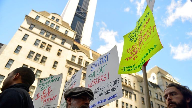 Tom Cat, the high-end baker in Long Island City, has recently  become a  battleground of America's fraught immigration policies. 