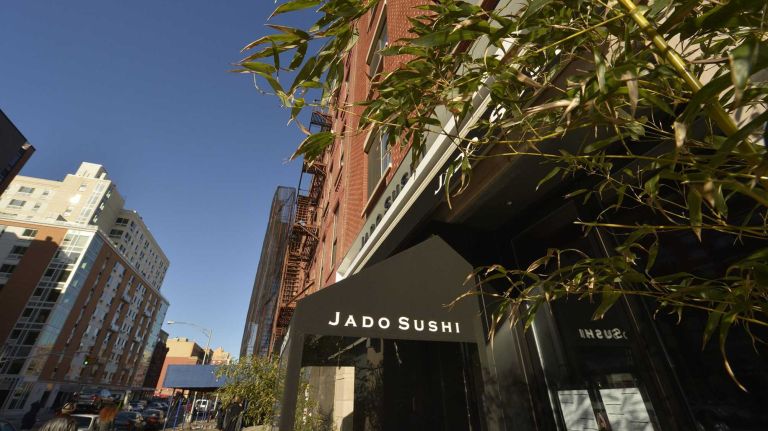 Sushi is served along Frederick Douglass Boulevard at West 114th Street in South Harlem.