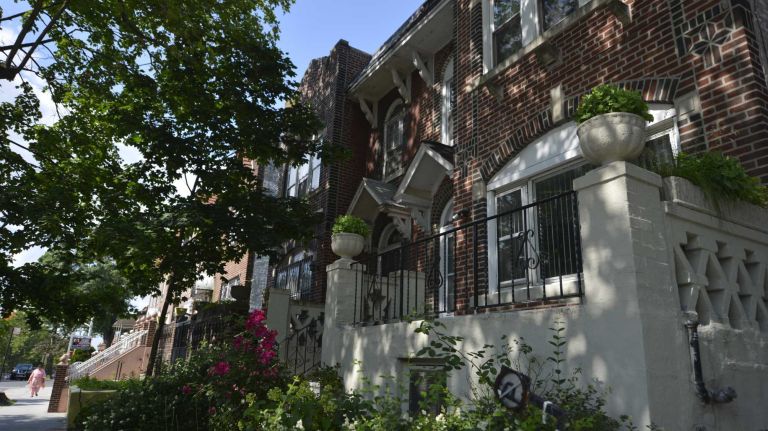 Jackson Heights 26 A row of homes along 32-15 84th St. between 32nd Avenue and Northern Boulevard in Jackson Heights. (June 15, 2013)