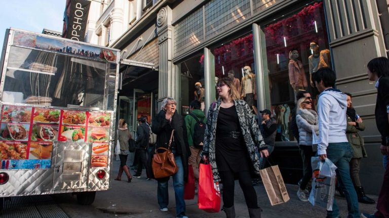 Some of the beautiful and unique buildings along Broadway. 