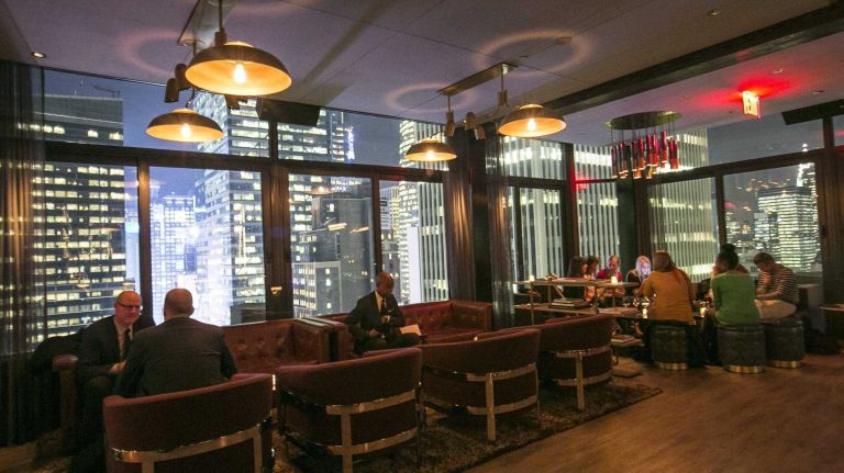 Skylar, a new lounge in the Garment Center in Manhattan. (Dec. 4, 2013) Photo by Anthony Lanzilote