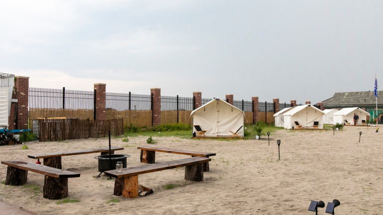 The Camp Rockaway grounds.