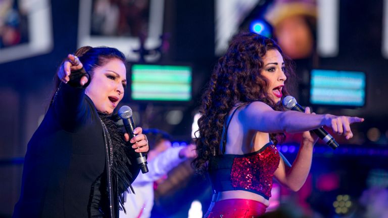 New Year's Eve Times Square ball drop: See photos 35 Gloria Estefan and Ana Villafane perform in Times Square on Saturday, Dec. 31, 2016.