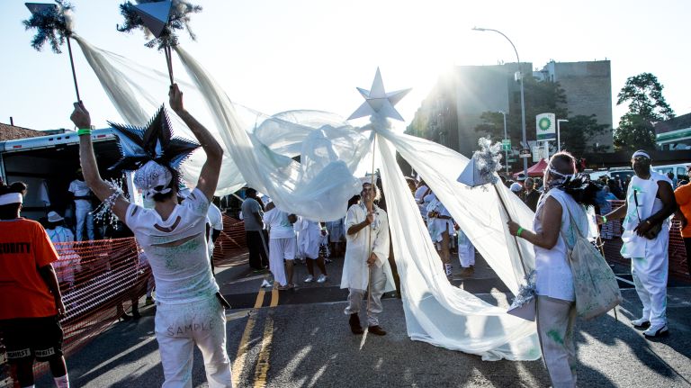 J'Ouvert festival: Photos of the early morning Caribbean celebration 28 Revelers kick off the annual J'Ouvert celebration on Nostrand Avenue and Empire Boulevard in Brooklyn on Monday, Sept. 4, 2017.