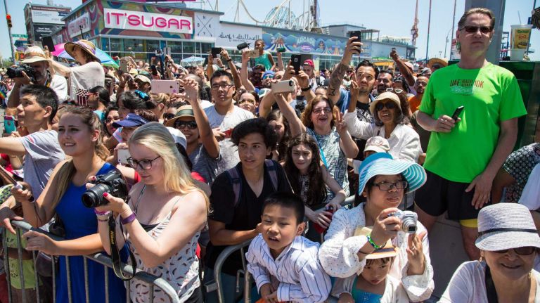 Coney Island Mermaid Parade 2016: See photos 44 Spectators line the sidewalks to watch the 2016 Mermaid Parade in Coney Island on Saturday, June 18, 2016.