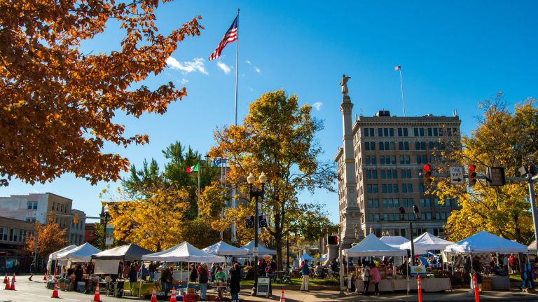 Catch the Easton Farmers' Market on Saturdays.