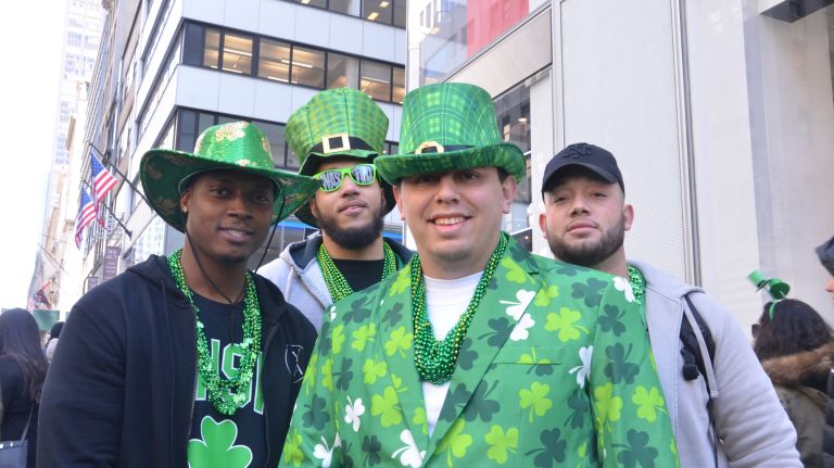 St. Patrick's Day parade: Wackiest costumes spotted in NYC 13 We imagine this is what a leprechaun would wear to a job interview.