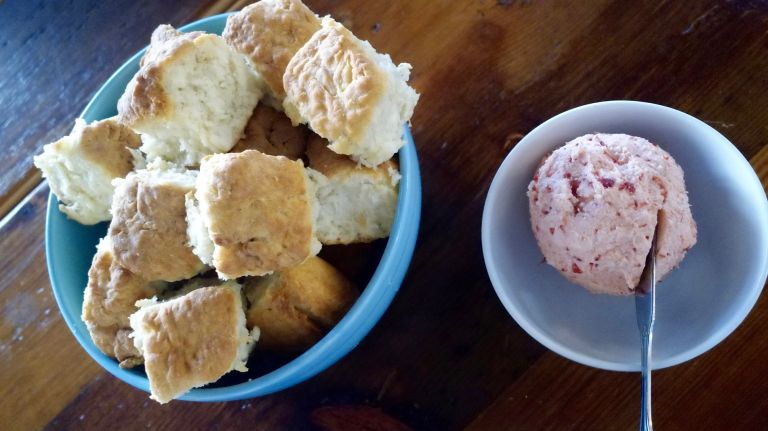 'Golden Girls' cafe Rue La Rue has soft opening in Washington Heights 30 These biscuits and strawberry butter go together just as well as Blanche, Rose, Dorothy and Sophia.