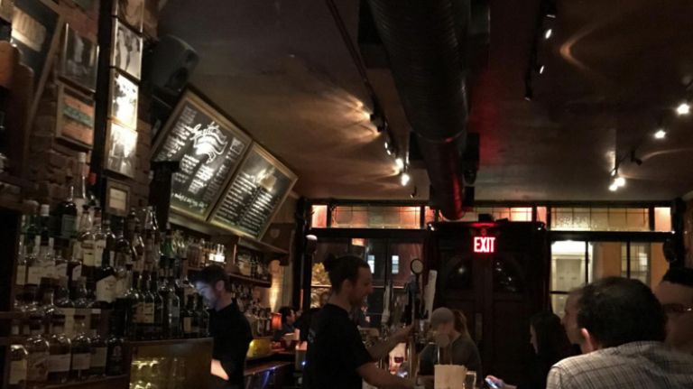 NoHo offers old New York charm with street art and mom-and-pop shops 2 </p> <P><b>Swift Hibernian Lounge (pictured)</b></P> <P>34 E. 4 St.</P> <P>This Irish bar has been around since 1995. Sit among the reclaimed church pews and sip a Guinness along with several other neighborhood locals. </P> <P><b>Bleecker Street Bar</b></P> <P>56 Bleecker St.</P> <P>Grab a beer and play some darts or watch a game at this sports bar in a landmarked building, serving the neighborhood since 1990.</P> <P><b>The Wren</b></P> <P>344 Bowery</P> <P>Sip a spiked hot apple cider or Great Jones cocktail (scotch, walnut liqueur, maple syrup, black walnut bitters, neat) at this neighborhood gastropub.</P> <p>