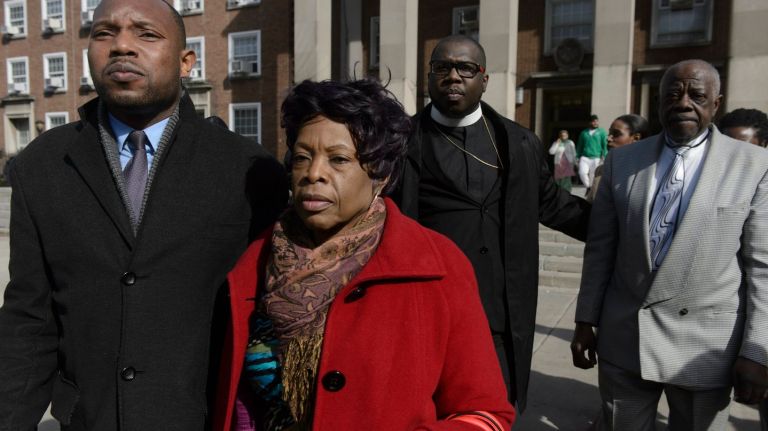 Karina Vetrano murder suspect's mom files aggravated harassment complaint over letter, cops say 1 Chanel Lewis' mother, Veta Lewis, filed an aggravated harassment complaint with the NYPD over a letter that reportedly was covered in blood and feces, police said on Feb. 24, 2017. Above, activist Floyd Jarvis, left, outside a Queens courthouse with Lewis, right, on Feb. 21, 2017.