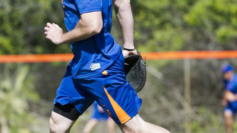 Ike Davis at Mets spring training in Port St. Lucie, Fla., on Feb. 14, 2014.