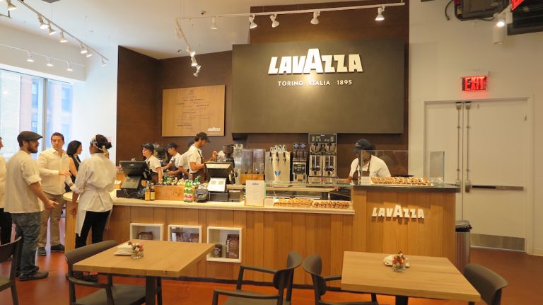 Eataly Downtown opens at 7 a.m. and will be serving sit-down breakfast as well as more casual bites from breakfast sandwiches to pastries. And espresso and coffee, of course. 